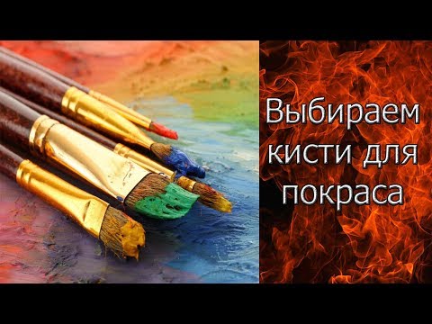 Видео: Выбираем правильную кисть для покраса! Важно!