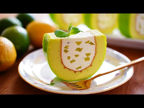 Видео: Дынный пирог стал таким вкусным, когда он встретил желе из зеленого яблока.