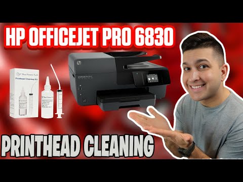 Видео: Очистка печатающей головки Hp Officejet Pro 6830 — не печатает ни черным, ни цветным цветом — УСТ...