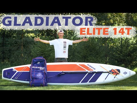 Видео: Сапборд Gladiator ELITE 14 T  Обзор, Отзыв, Тест