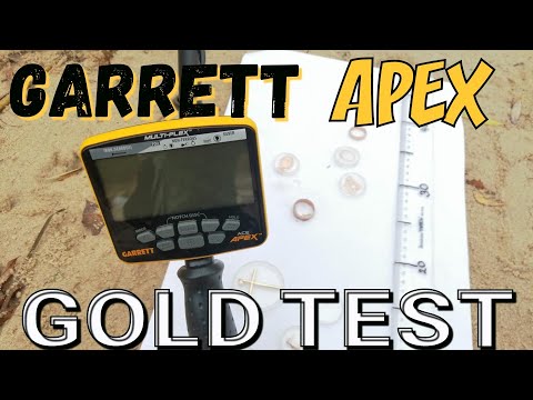 Видео: Garrett APEX .Тест на ЗОЛОТО . Gold Test