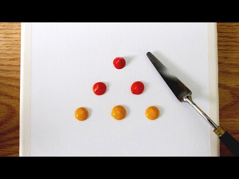 Видео: Закат Живопись Учебник для начинающих | Легкая Акриловая Живопись #18