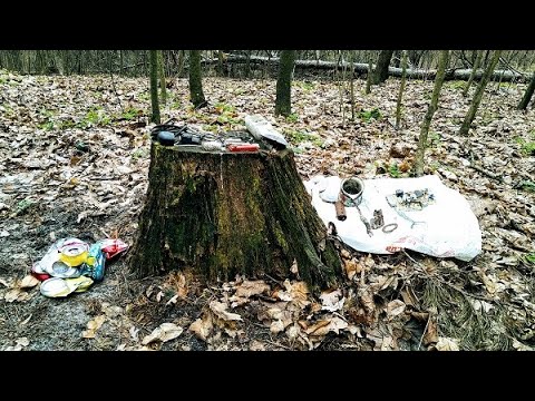 Видео: Поиск Чер Мета и Цветного Металла , во время прогулки в Лесу