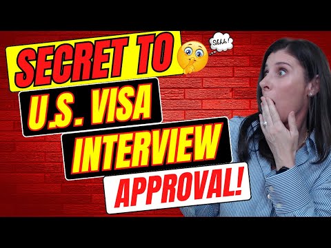Видео: 🚨 Секрет №1 для получения одобрения вашей визы в США на собеседовании! (Не пропустите) 🇺🇸