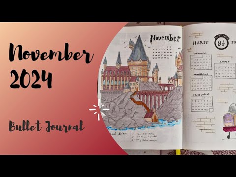 Видео: Bullet Journal для Поттероманов - ноябрь 2024