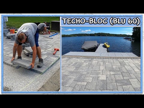Видео: Как (правильно) уложить тротуарную плитку на патио. | Techo-Bloc (Blu 60)
