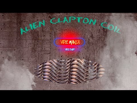 Видео: Alien Clapton Coil - намотка и установка в Pharaoh RDA| Vape Mania Севастополь