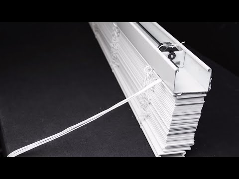 Видео: Как установить и укоротить горизонтальные жалюзи