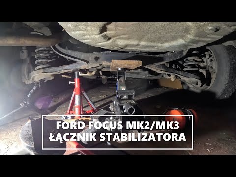 Видео: Ford Focus mk2/mk3 замена стойки заднего стабилизатора