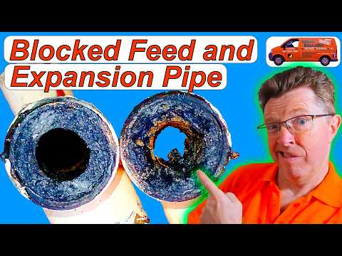 Видео: Засоренная питательная и расширительная труба приводит к многочисленным проблемам в системе центр...