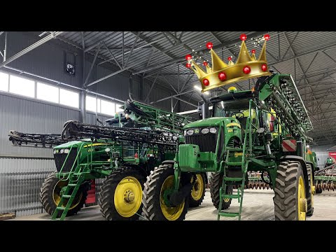 Видео: Самоходный опрыскиватель John Deere M4040 . Технический обзор.