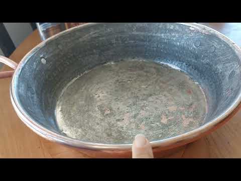 Видео: Чистим медный таз.  Всё способы которые знаю. Что получилось.