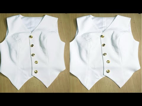 Видео: Как раскроить и сшить жилет. ПОДРОБНО