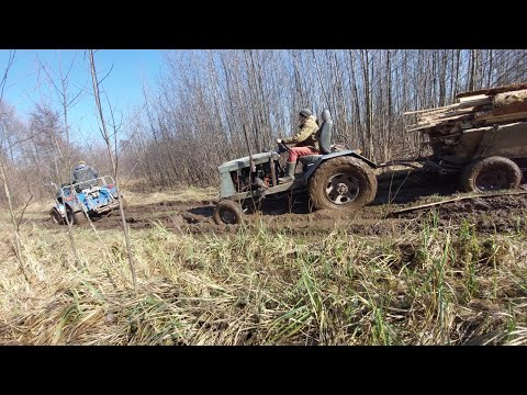 Видео: Загруз Трактором витягає сусід.