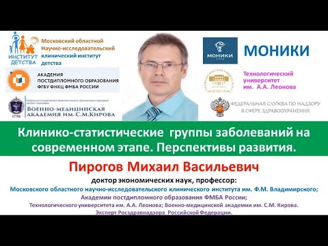 Видео: КСГ на современном этапе и перспективы развития. Лекция Пирогова Михаила Васильевича