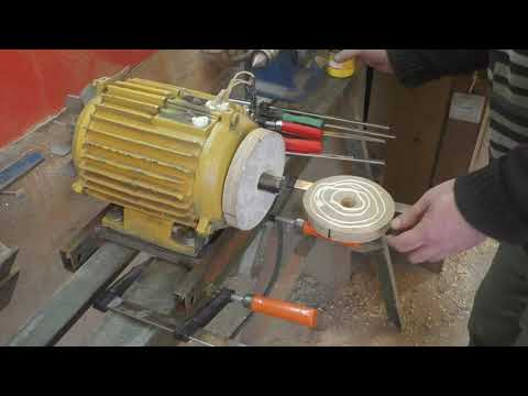Видео: Шкив из фанеры на электродвигатель.
