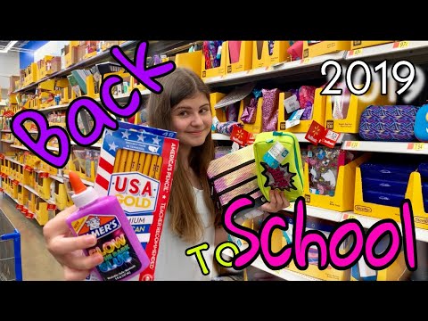 Видео: Back to School шопинг в обычном супермаркете Америки
