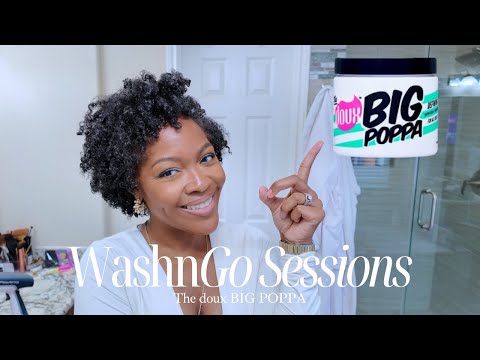Видео: Гель DOUX BIG POPPA | Wash and Go для коротких волос 4a/4b