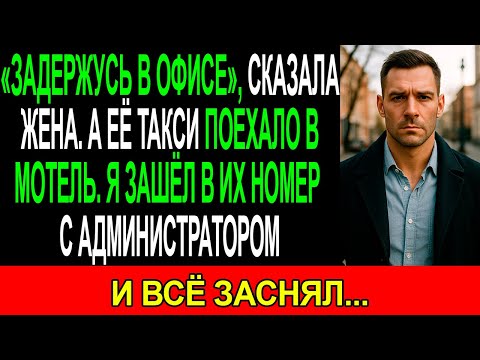 Видео: Жена сказала: «ЗАДЕРЖУСЬ В ОФИСЕ», но её ТАКСИ поехало в МОТЕЛЬ. Я поехал за НЕЙ и зашел ВНУТРЬ...