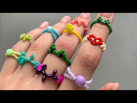 Видео: 5 уникальных идей колец из бисера для любителей DIY-мастеров