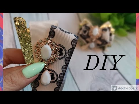 Видео: Они будут хитом! Невероятные школьные бантики из лент/новинки канзаши/kanzashi/diy/бантики в школу