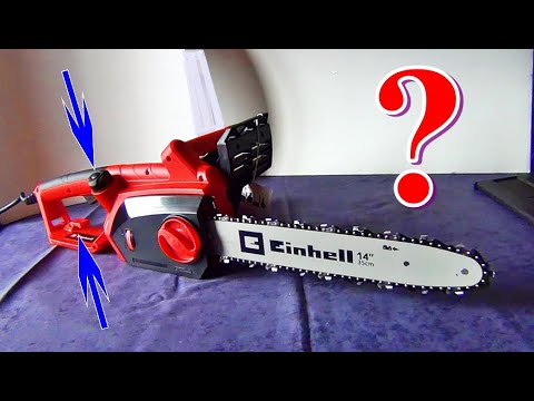 Видео: █ Электропила (Electric saw) ЦЕПНАЯ Einhell GH-EC 1835 / Есть ВОПРОСЫ, сборка и ТЕСТ