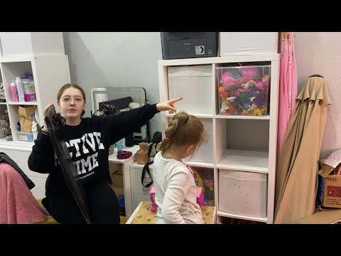 Видео: ВЛОГ. Маргарита учится читать. Продолжаем обновлять детскую комнату / Мисс Фаина Влог #vlog