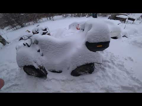 Видео: МОРОЗ ЗАСТАЛ ВРАСПЛОХ! КВАДРОЦИКЛ ПОСЛЕ ЛЕДЯНОГО ПЛЕНА.