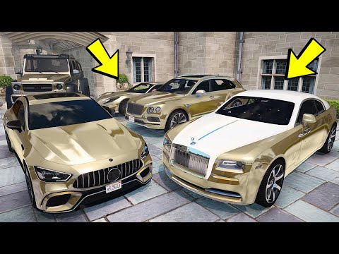 Видео: УГНАЛ КУЧУ ЗОЛОТЫХ ЧИТ ТАЧЕК ЗА 180 СЕКУНД! БИТВА ВОРОВ ГТА 5! ОБЗОР МОДА В GTA 5!