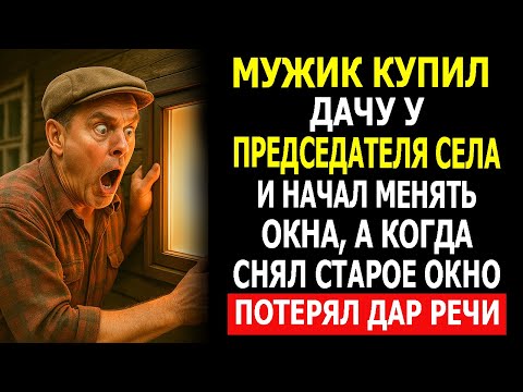 Видео: Мужик купил дачу у председателя села и начал менять окна, а когда снял старое окно потерял дар речи.