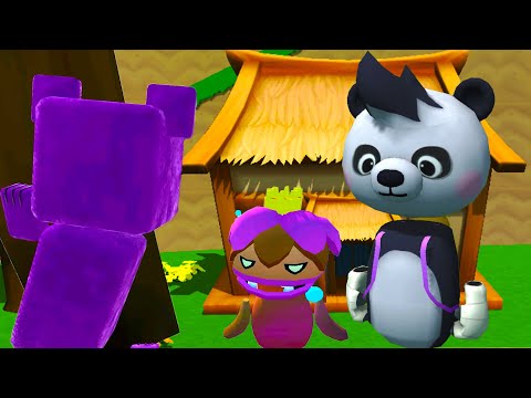 Видео: Кид стал Пандой #1 Panda Hero Adventure на пурумчата