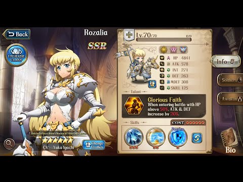 Видео: Langrisser M - самые длинные ноги в Эль Саллии! - гайд на Розалию/Rosalia