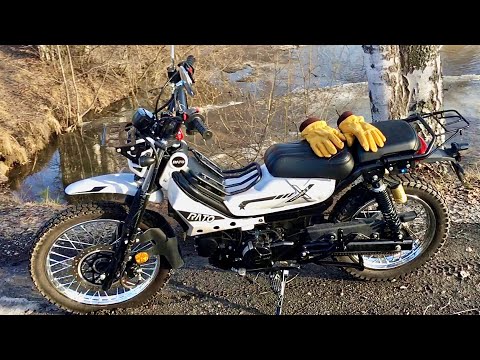 Видео: Завожу лучший китайский мопед после зимы G-Moto Cross X PRO 125 / X-Trail