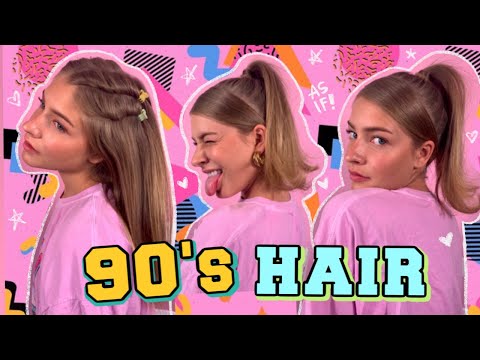 Видео: Прически в стиле 90-х! (быстро и просто)