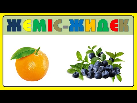 Видео: Фрукты Овощи на казахском языке для детей Ягоды детям