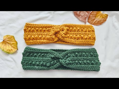 Видео: Лесен модел на модерна Лента за глава на 1 кука/Урок стъпка по стъпка/How to crochet a cute Headband