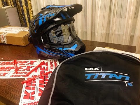 Видео: ШЛЕМ для синего НАГИБАТОРА CKX TITAN