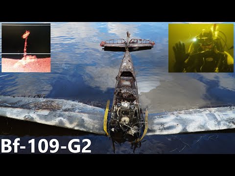 Видео: Bf-109-G2 Recovery From The Lake In Russia. Подъем Ме-109 из озера. 2018. FULL VIDEO.
