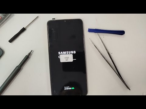 Видео: замена экрана с рамкой на SAMSUNG A32