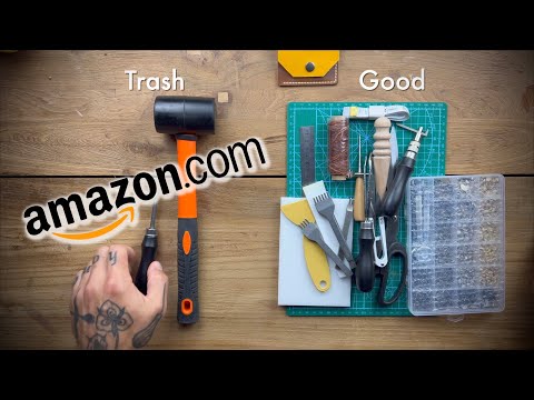 Видео: Обзор инструментов для кожевенного ремесла на Amazon: введение в инструменты для кожевенного ремесла
