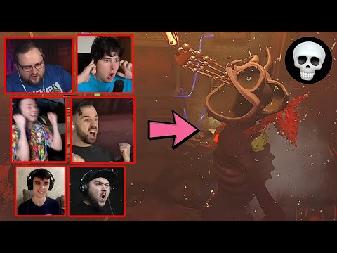 Видео: Реакция Летсплейщиков на Смерть Кэтнэпа в Poppy Playtime Chapter 3