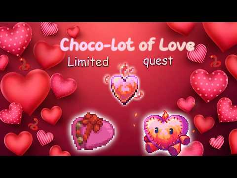 Видео: Легчайшая репутация и подарки за квест Choco lot of Love в Pixels!