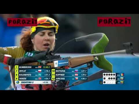 Видео: Біатлон ЧЄ Змішана єстафета 27 02 2020