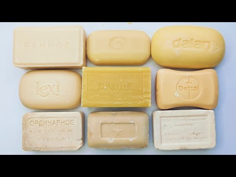 Видео: Cutting dry soap 🔪ASMR🧼  Резка мыла.