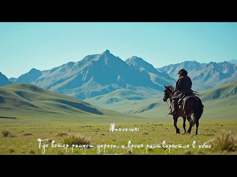 Видео: Монголия: Где ветер рисует дороги, а время растворяется в небе