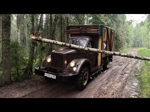 Видео: Едем в лес на ГАЗ-63 1968 года! Что нас там ждёт?