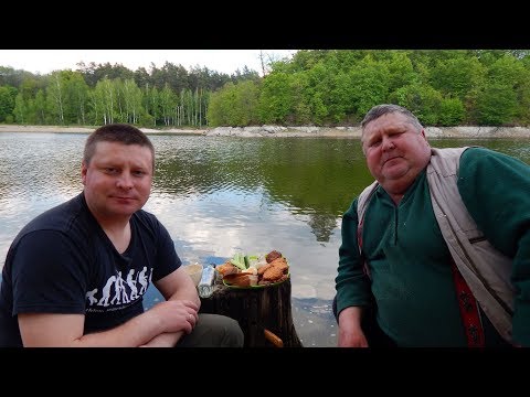 Видео: БИТОЧКИ из 90-х \ Лесная кухня \ Ловим плотву и уклейку