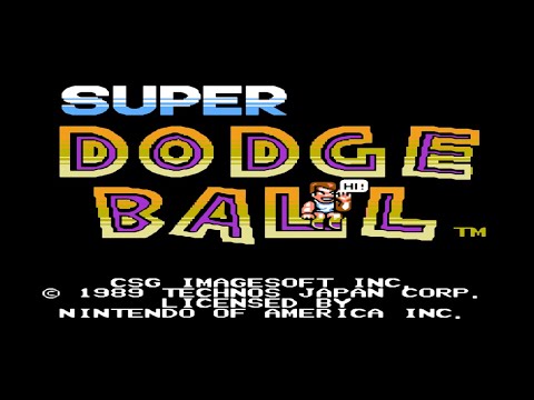 Видео: Super Dodge Ball (NES) Playthrough , Super Dodge Ball (игра вышибалы) игра на деньди - прохождение