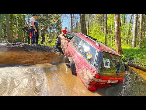 Видео: SUBARU поспорил с BMW X5 и ВНЕДОРОЖНИКАМИ из СССР на бездорожье