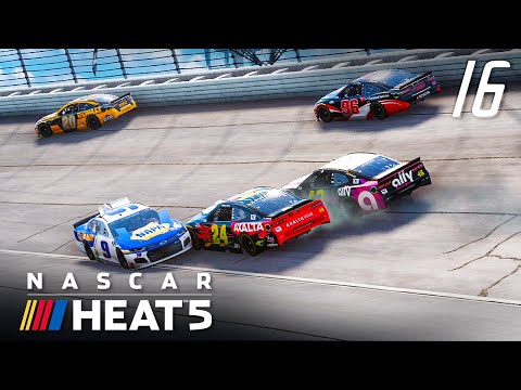 Видео: ДАВНЕНЬКО НЕ БЫЛО АВАРИЙ - NASCAR Heat 5 #16